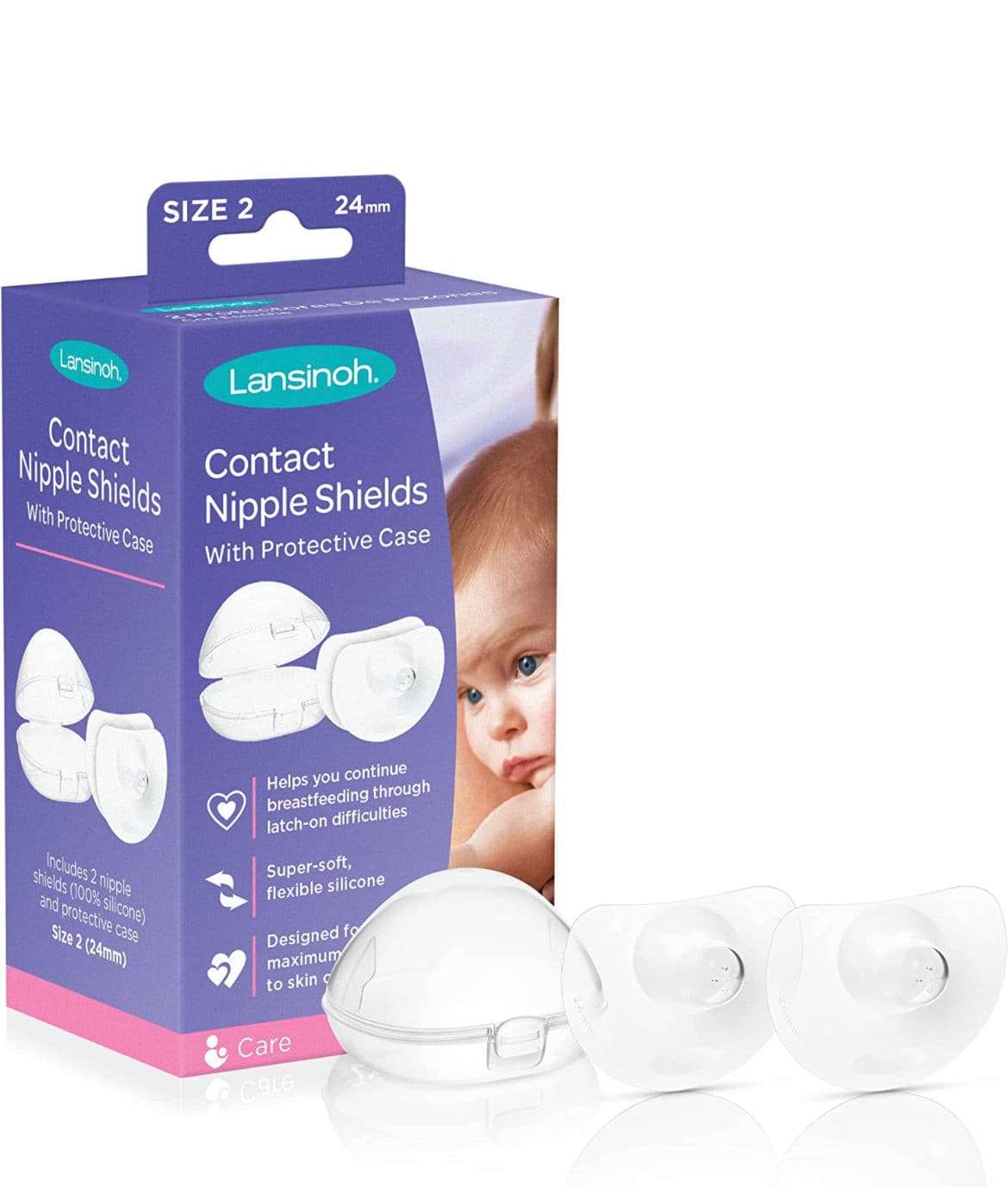 Contact Nipple Shields By Lansinoh.