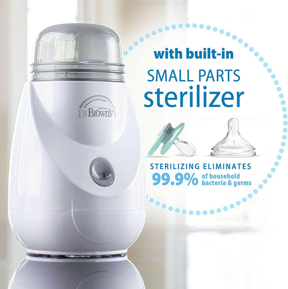 Dr. Brown’s Insta-Feed Bottle Warmer and Sterilizer.