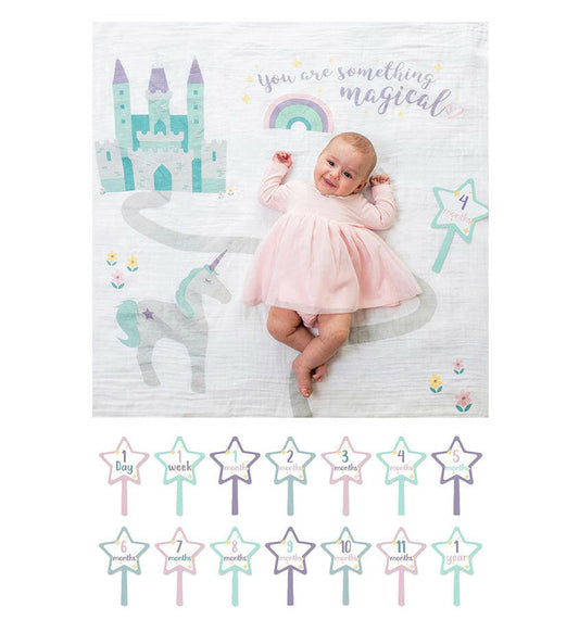 Lulujo - First Years Blanket & Card Set - Something Magical.