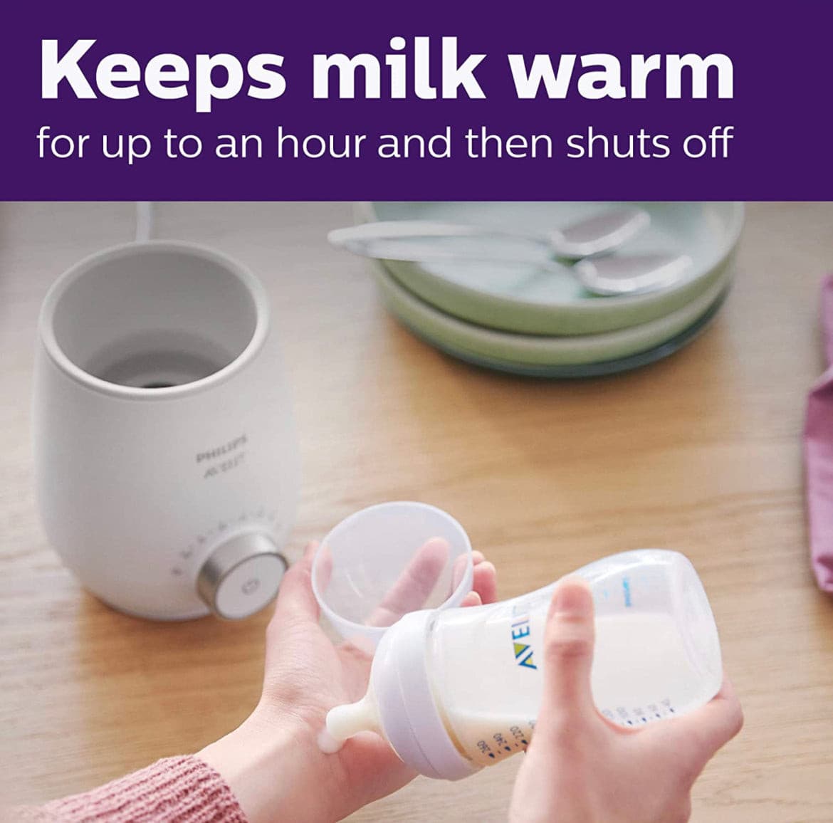 Baby Bottle Warmer With Auto Shut-Off by Philips AVENT.