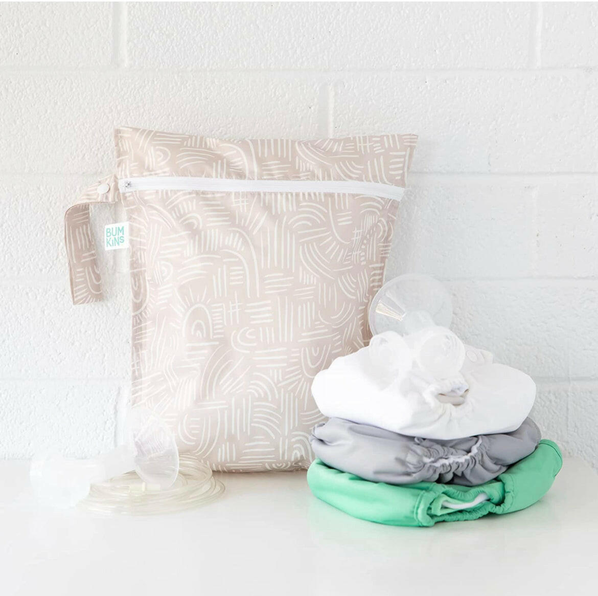 Bumkins Waterproof Wet Bags for Baby items.