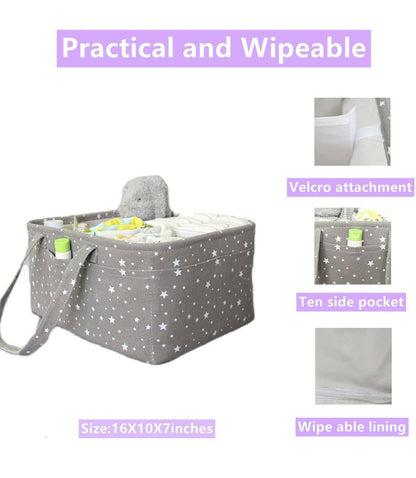 Storage Basket for Baby Diaper Caddy Organizer.