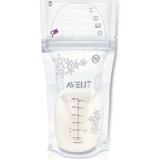 Philips AVENT Breast Milk Storage Bags, 6 Ounce, 25 Count.