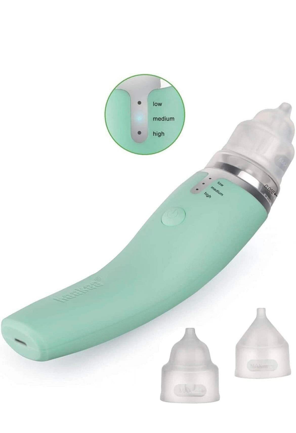 Electric Baby Nasal Aspirator, USB Rechargeable by Haakaa.
