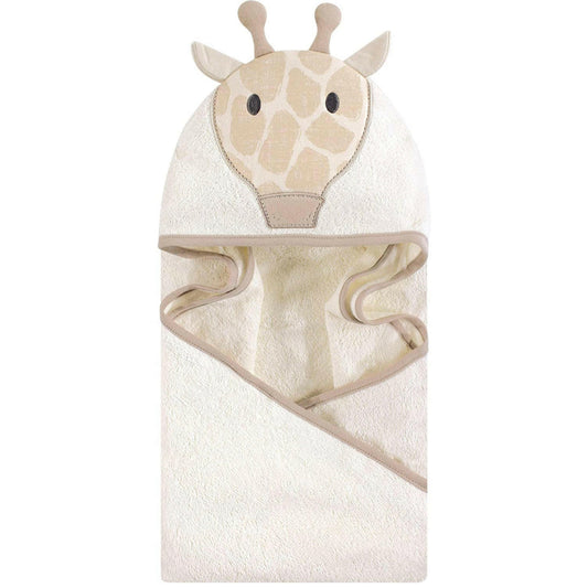Hudson Baby Cotton Animal Face Hooded Towel.