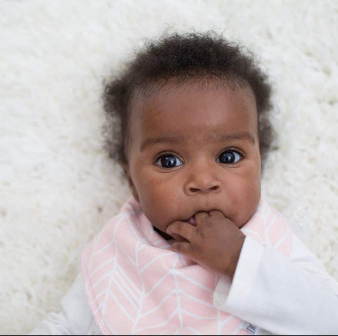 Bandana Bib with Teether by Dr. Brown.