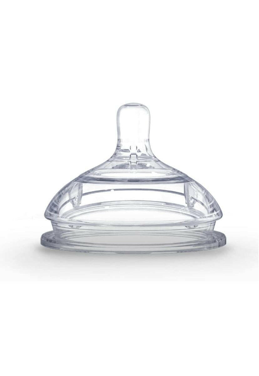 Comotomo Silicone Nipple, Slow Flow, 0-3 Months, Pack of 2.
