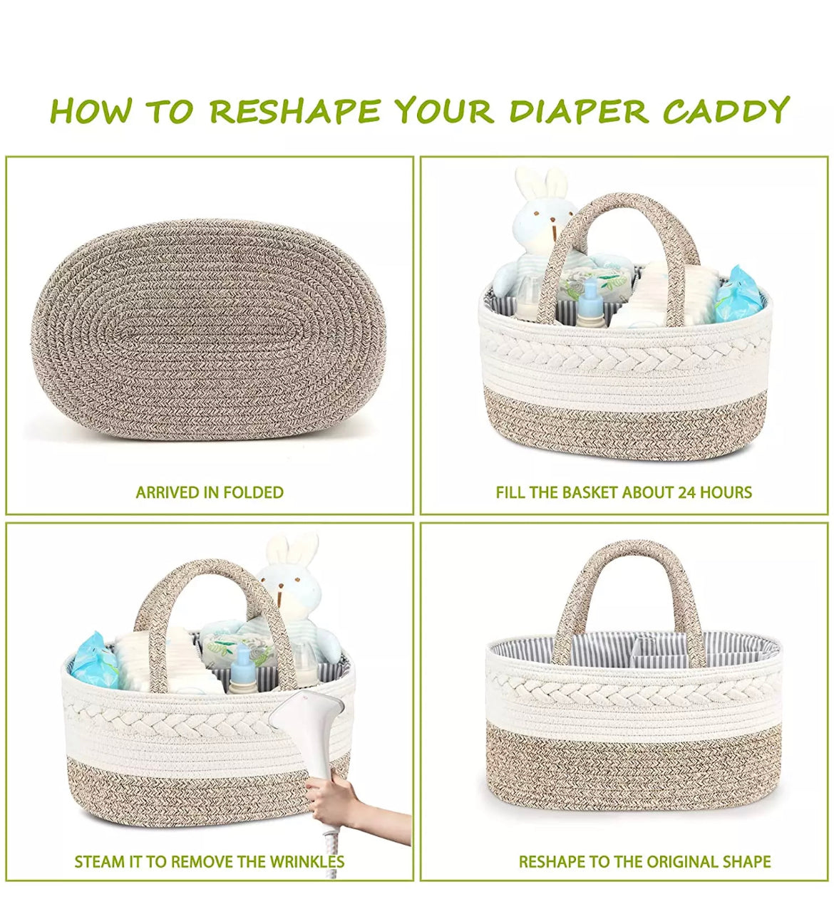 Diaper Caddy Organizer for Baby.