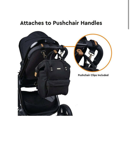 BabaBing - Mani Backpack Changing Bag - Black.