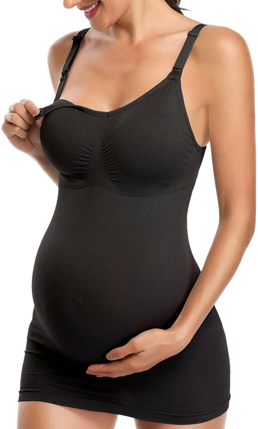 Womens Nursing Tank Tops Built in Bra for Breastfeeding Maternity Camisole Brasieres.