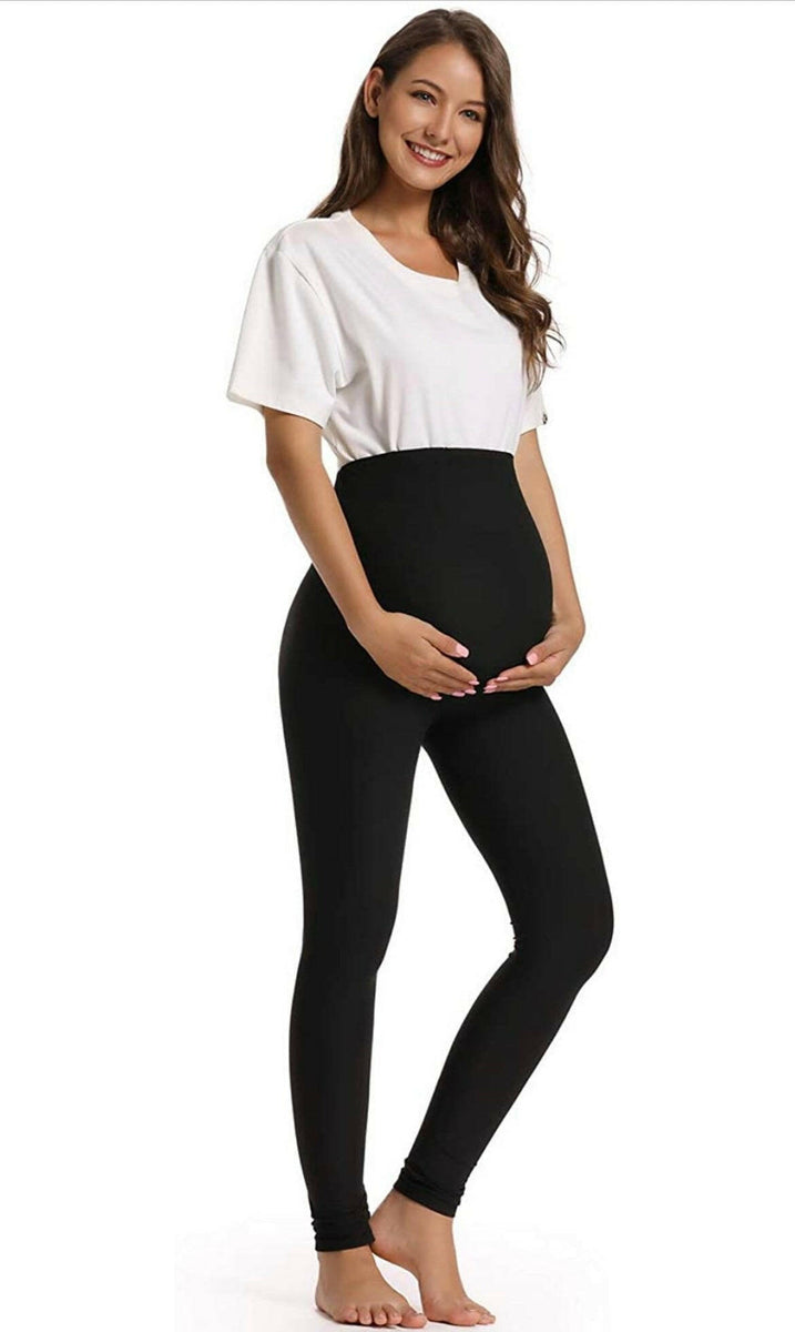 Over-The-Belly Pregnancy Pants for Women in Maternity Leggings by ...