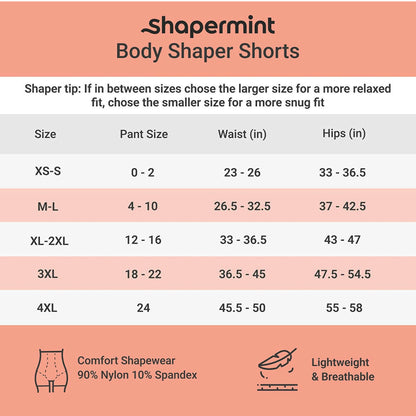 SHAPERMINT High Waisted Shaping Short For Body.