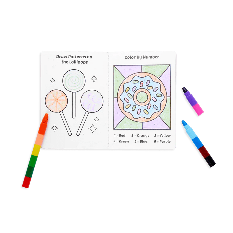 Mini traveler coloring and activity kit - Sugar joy.