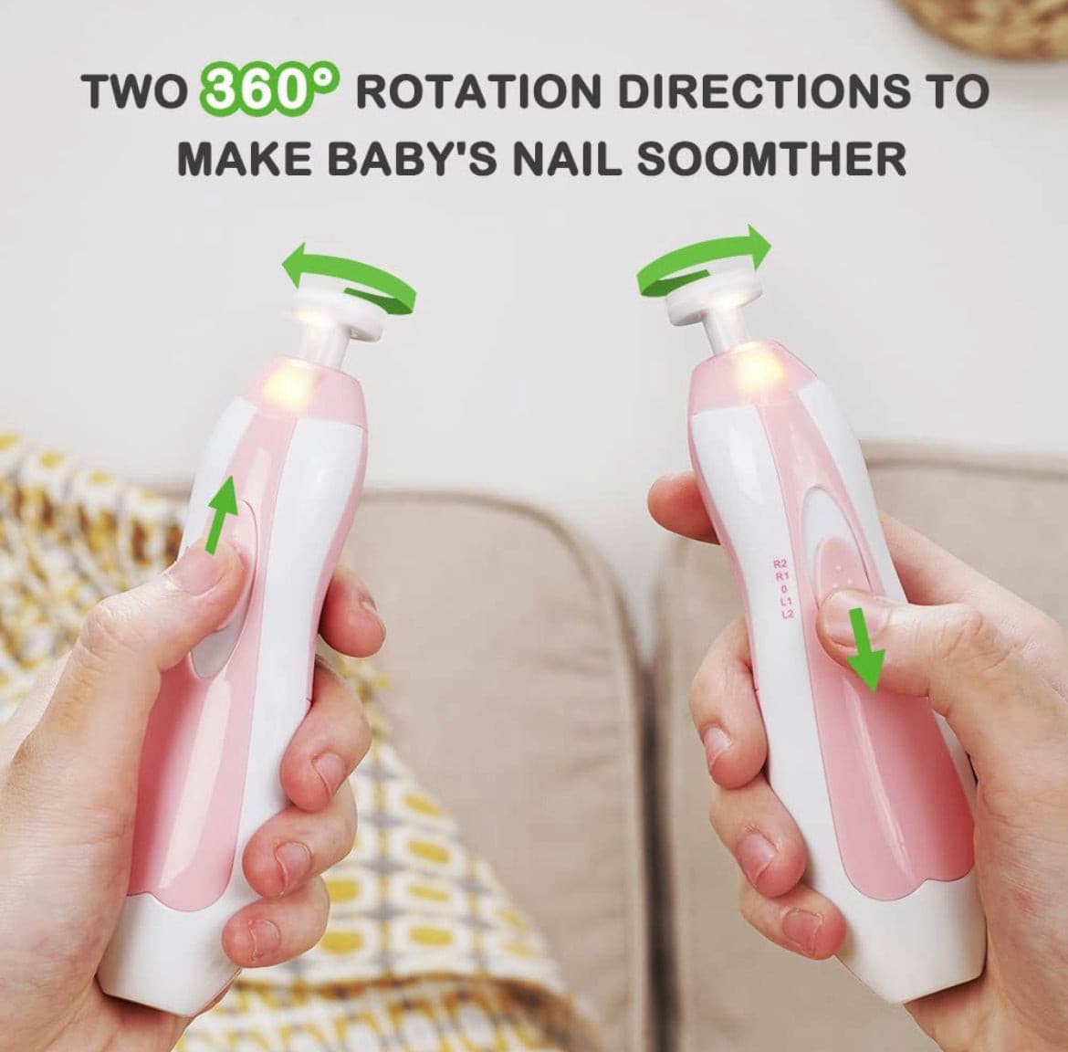 Baby Electric Nail Trimmer By Haakaa.