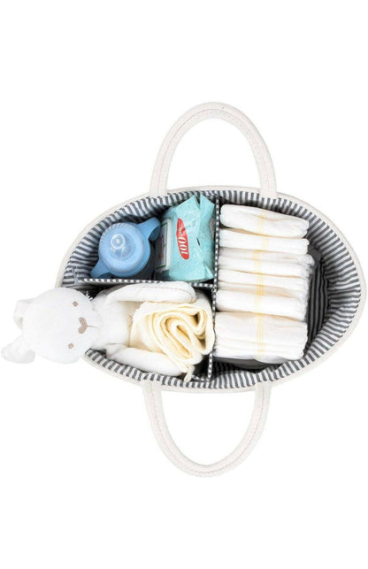 Baby Diaper Caddy Organizer Baby Basket by Luxury Little.