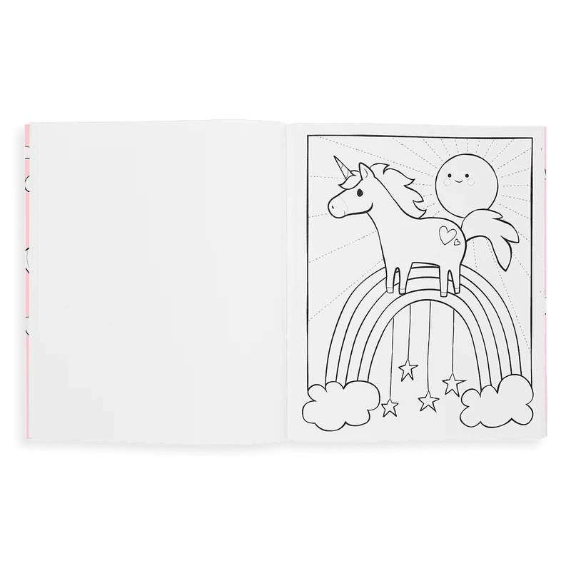 Coloring Book - Enchanting Unicorns.