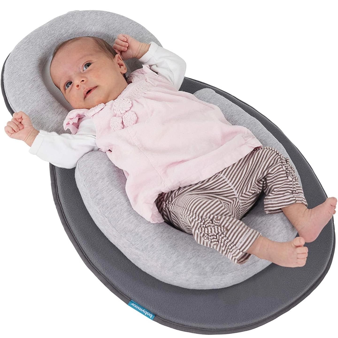 Ultra-Comfortable Osteopath Designed Nest Certified Safe for Babies Gray.