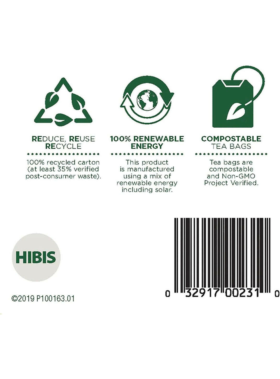 Traditional Medicinals Organic Hibiscus Herbal Tea, Supports Heart Health.