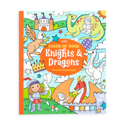 Coloring Book - Knights & Dragons.