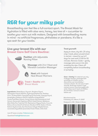 Frida Mom Breast Mask for Hydration.