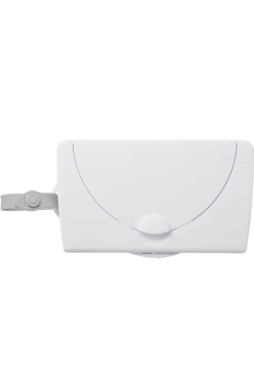 Ubbi On The Go Wipe Holder Baby Gift, White.