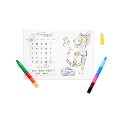 Mini Traveller Colouring & Activity Kit - Jungle Friends.