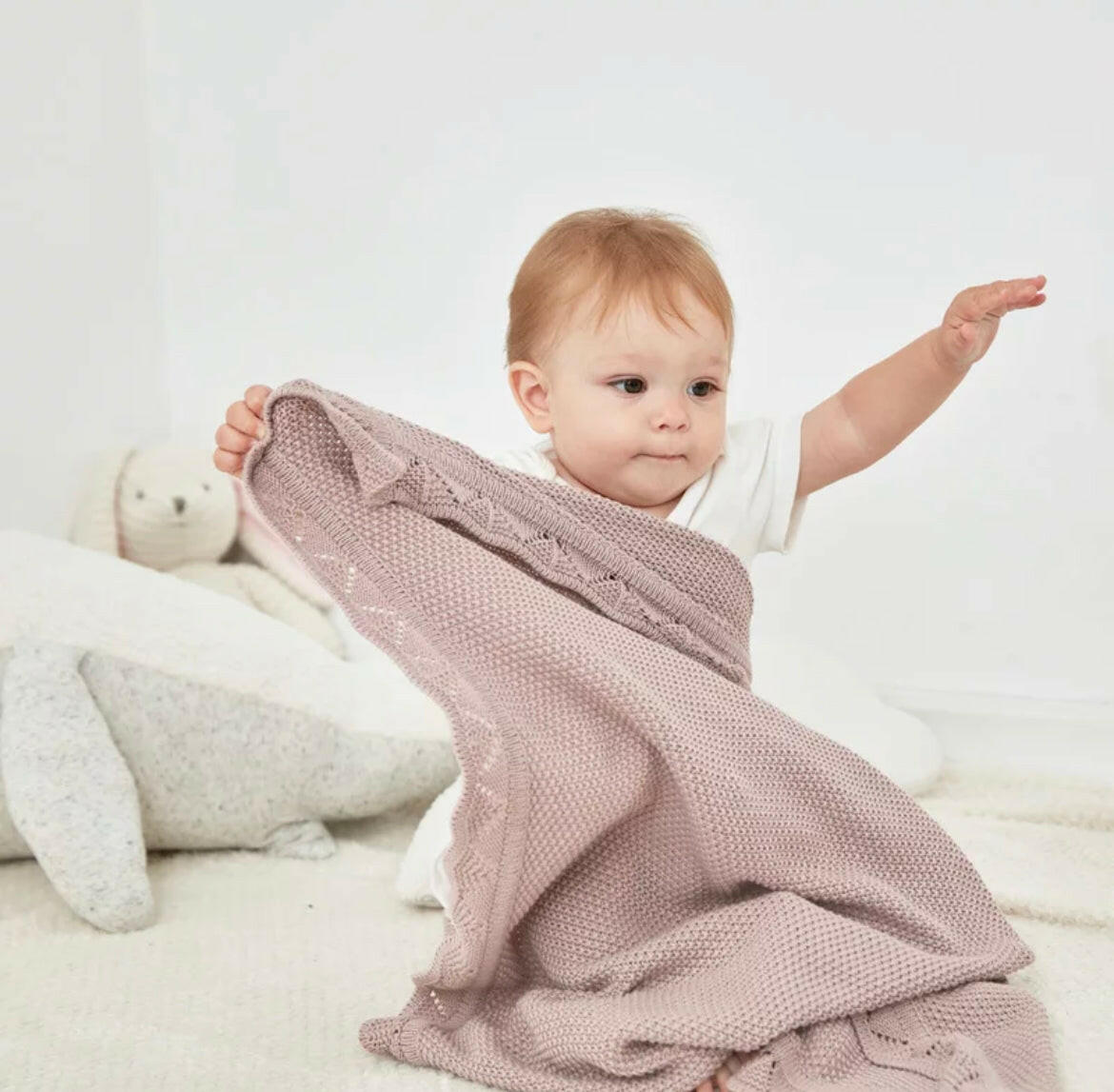 Cotton Knit Baby Blanket | Qatar Moms