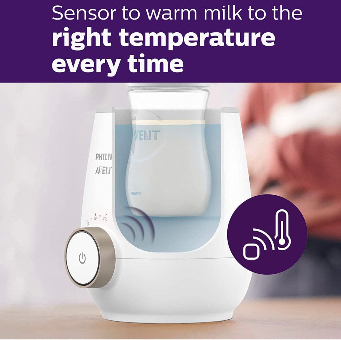 Baby Bottle Warmer With Auto Shut-Off by Philips AVENT.