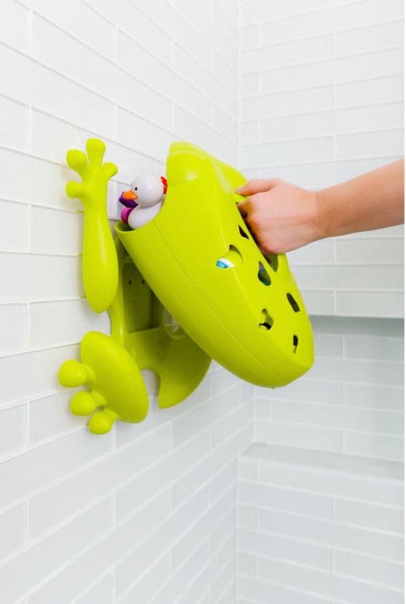‏Frog Pod Drain and Storage Bath Toy- Boon.