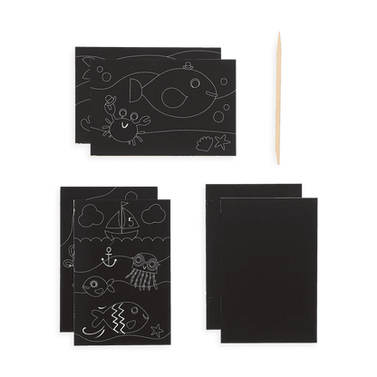 Mini Scratch & Scribble - Friendly Fish.