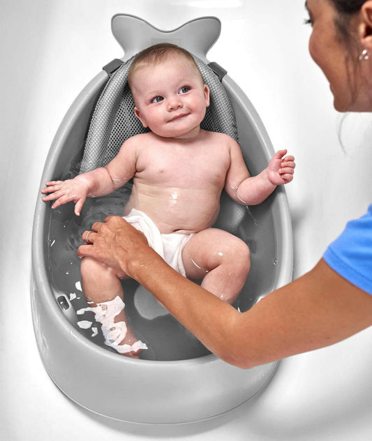 Skip Hop Moby Smart Sling 3-Stage Tub Grey.