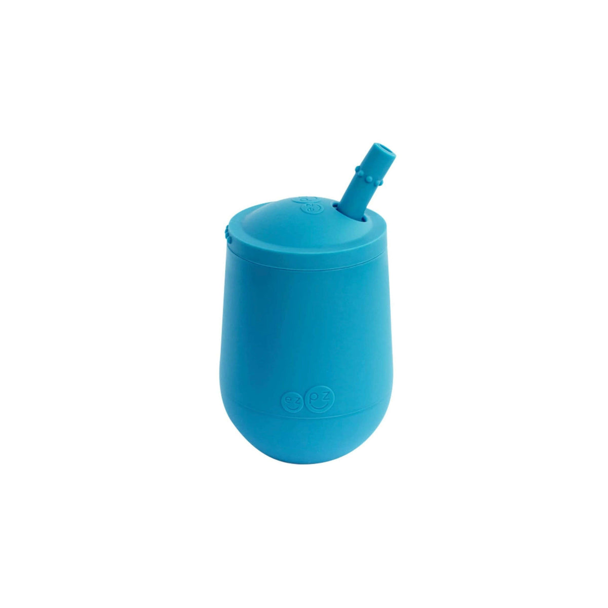 ezpz Mini Cup Straw Training System,12 Months+ (Blue).