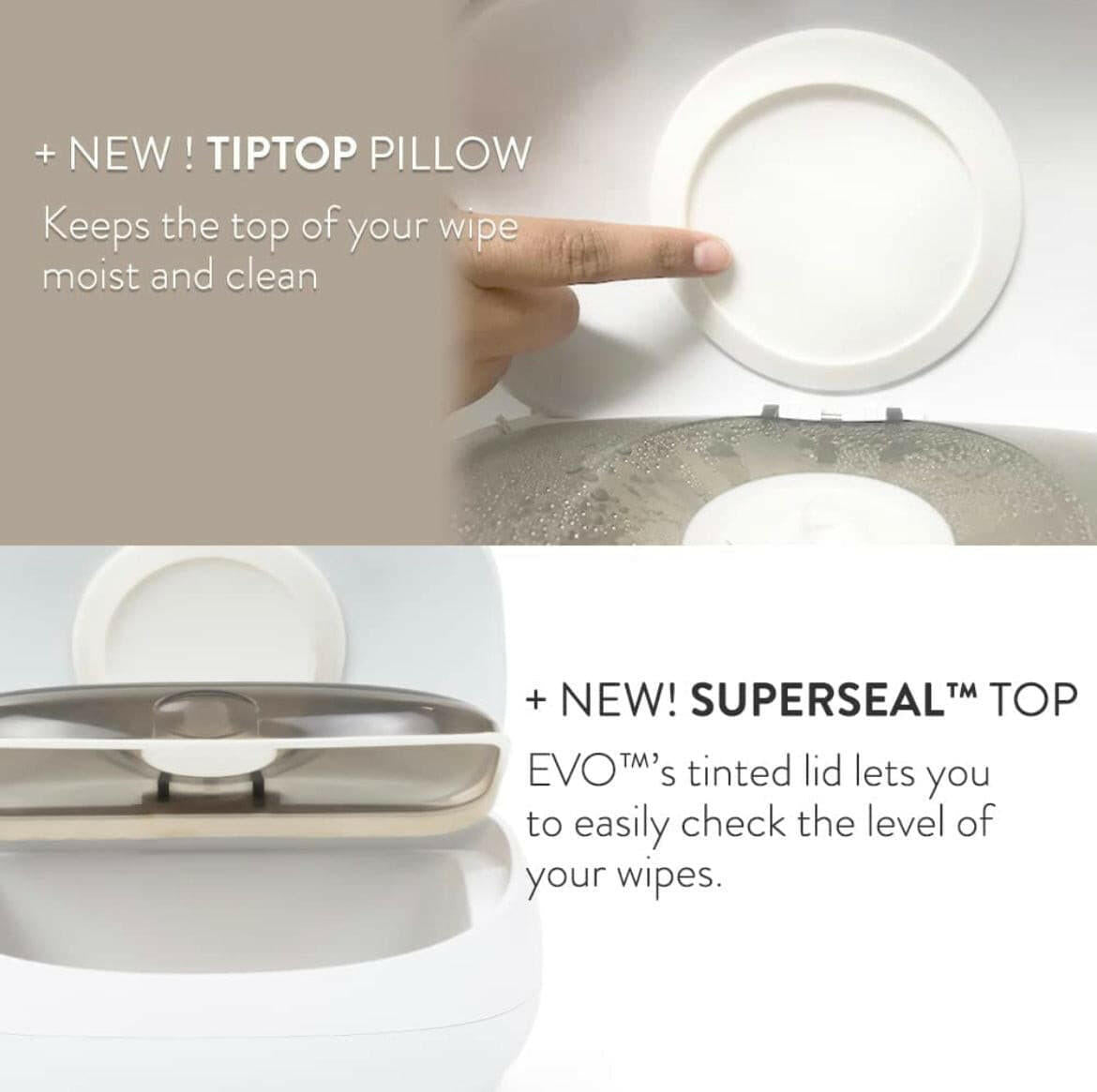 Prince Lionheart Evo Wipes Warmer with Glow Nightlight.