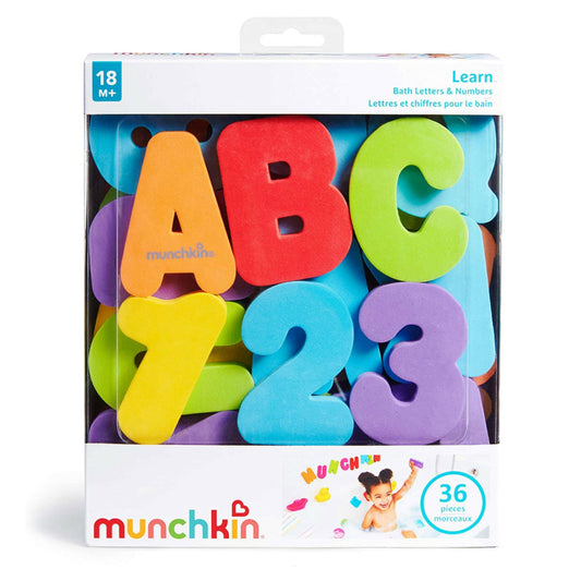 Munchkin 36 Bath Letters and Numbers.