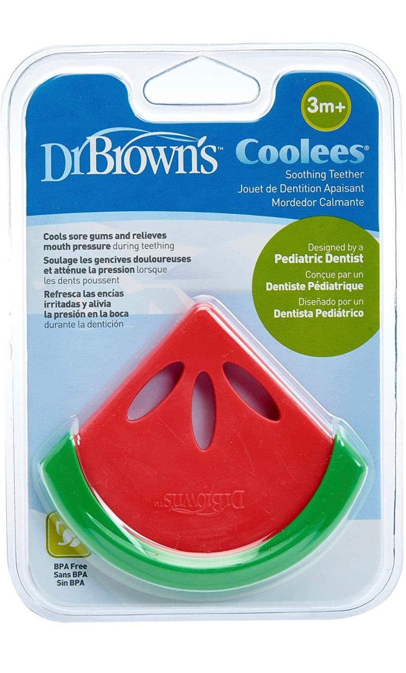 Dr. Brown's Coolees Soothing Teether, Watermelon.