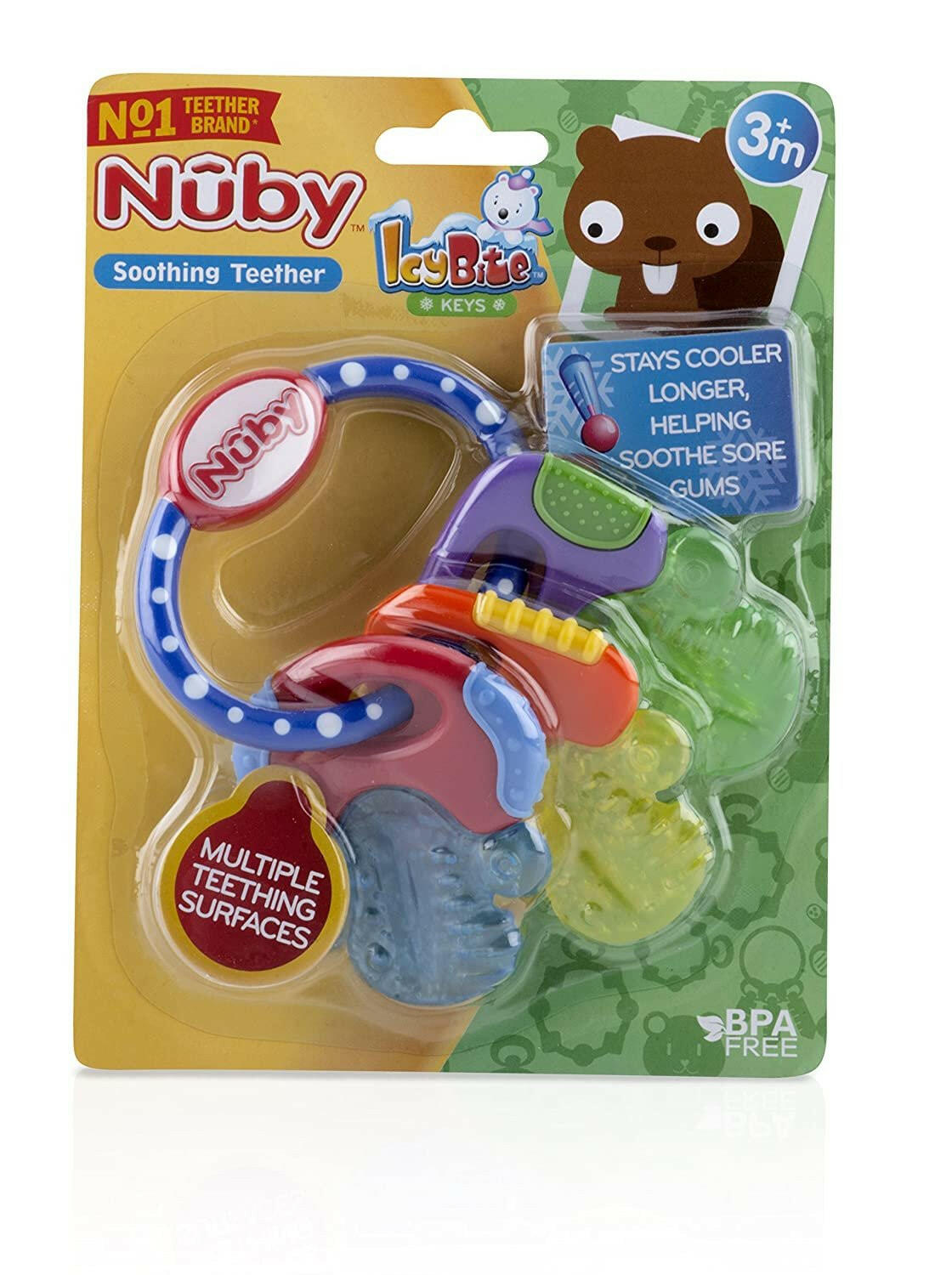 Order Now Nuby Ice Gel Teether Keys Available at Qatar Moms