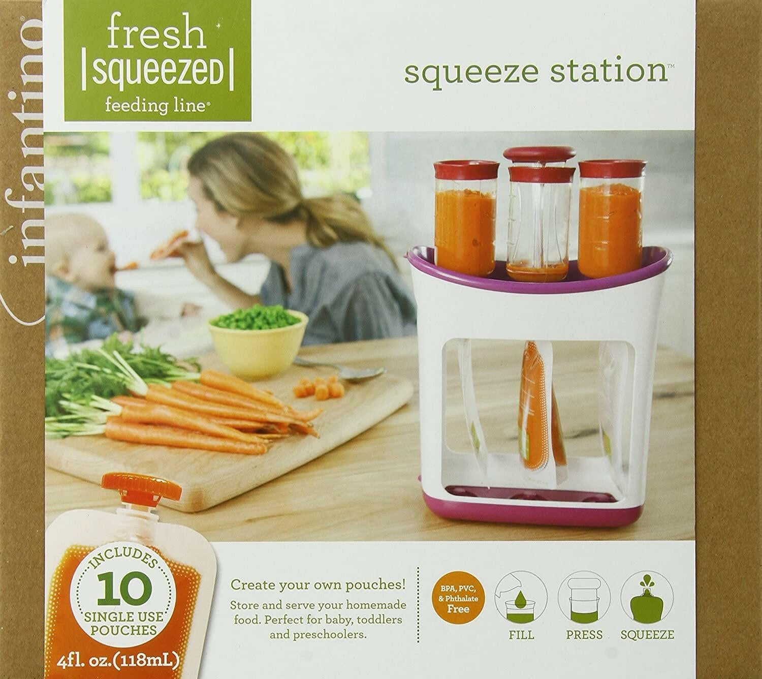 infantino squeeze station